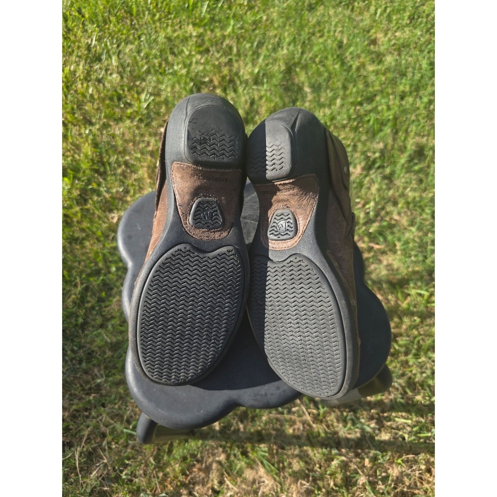 Merrell Luxe Wrap Womens Brown Leather Studded Slip On Mule Clogs - Picture 7 of 10